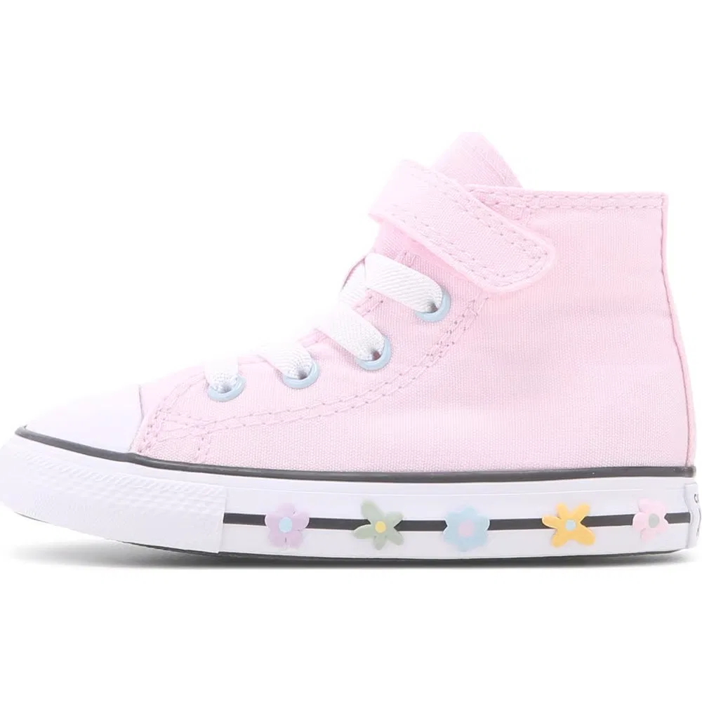 Детские высокие кроссовки Chuck Taylor All Star 1V для малышей Converse, Pink/Bloom — фото 3