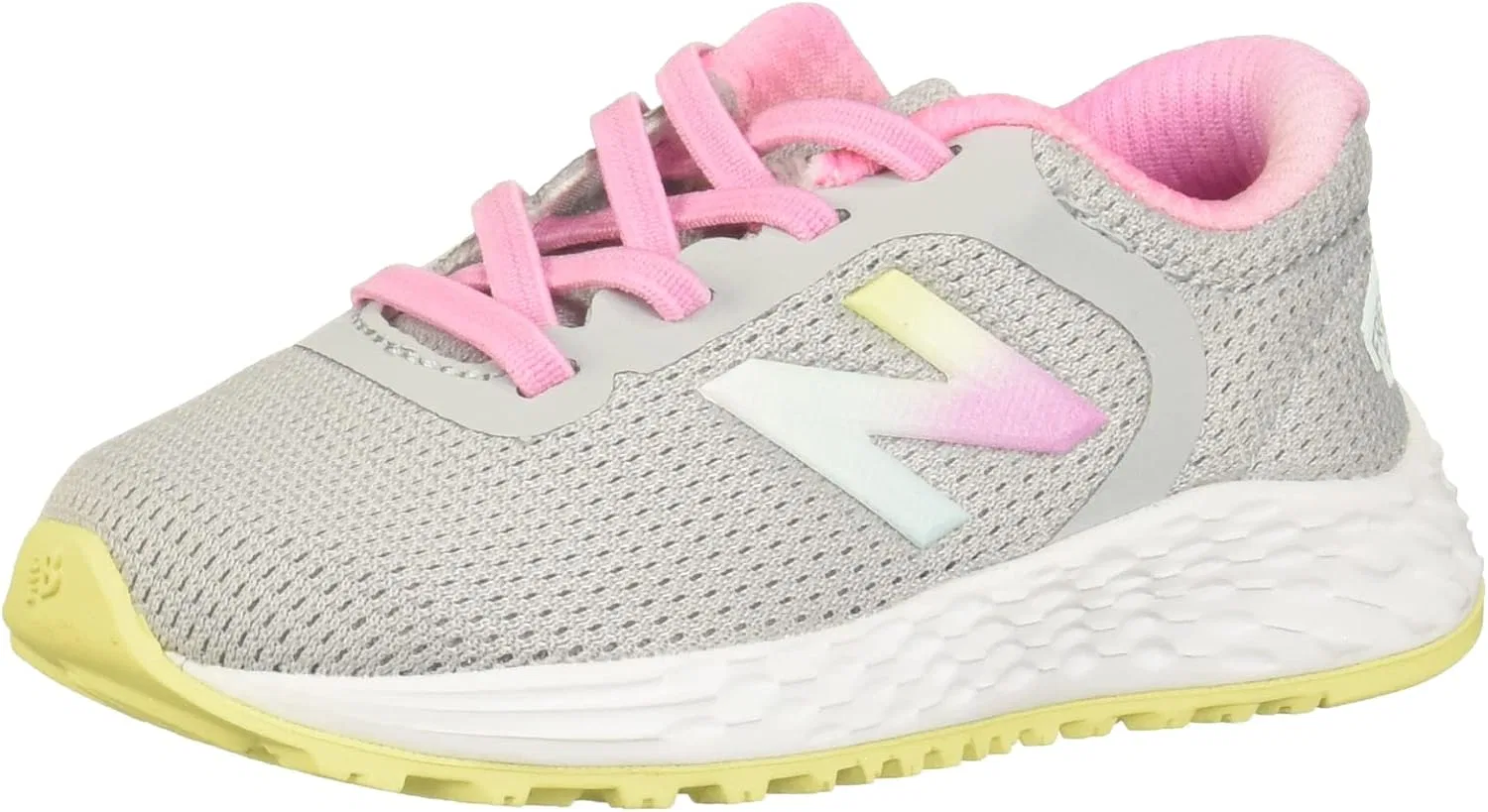 Детские кроссовки для девочек Fresh Foam Arishi V2 New Balance, Light Aluminum/Pink Lemonade