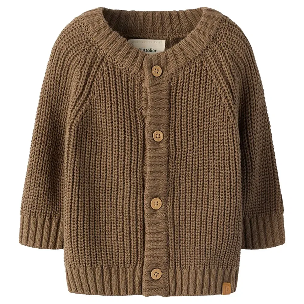 Кардиган Name It Emlen Lil Atelier, коричневый
