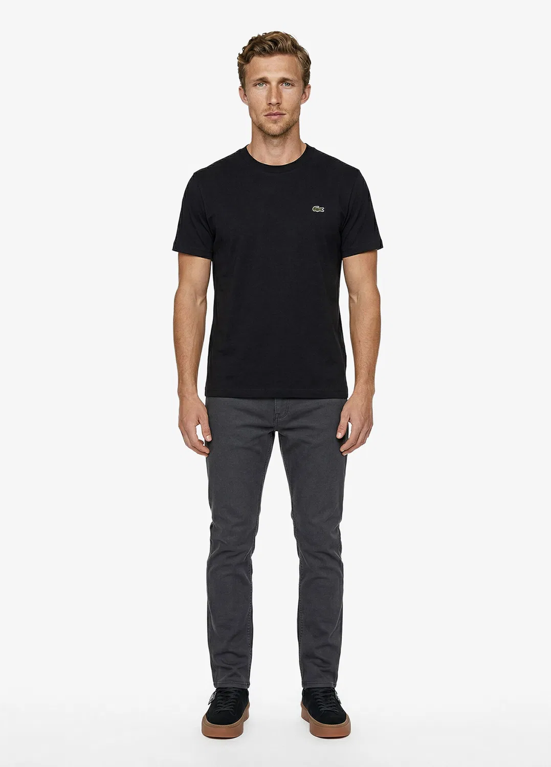 Брюки Slim Fit Lacoste, серый