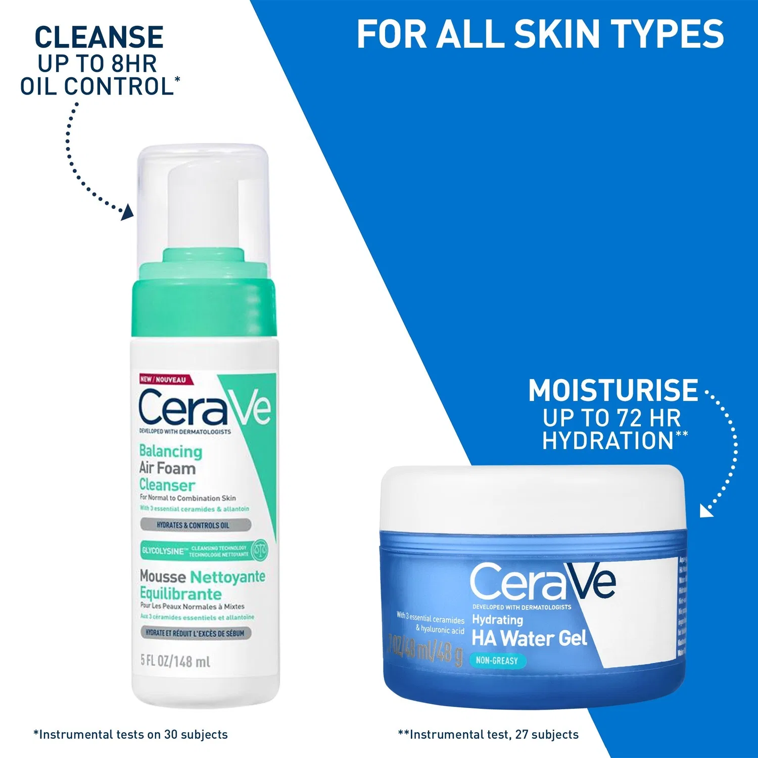 Гель-крем увлажняющий с гиалуроновой кислотой Hydrating Hyaluronic Acid Water Gel, CeraVe, 48 мл — фото 3