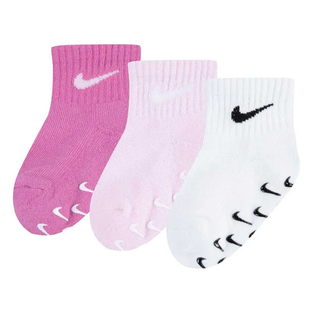 Носки спортивные короткие Gripper S 3 пары Nike, белый