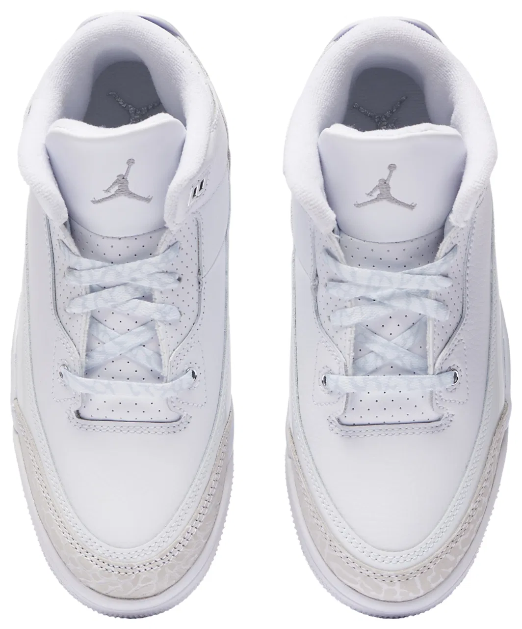 Кроссовки для мальчиков Retro 3 Jordan, цвет Metallic Silver/White/White — фото 4