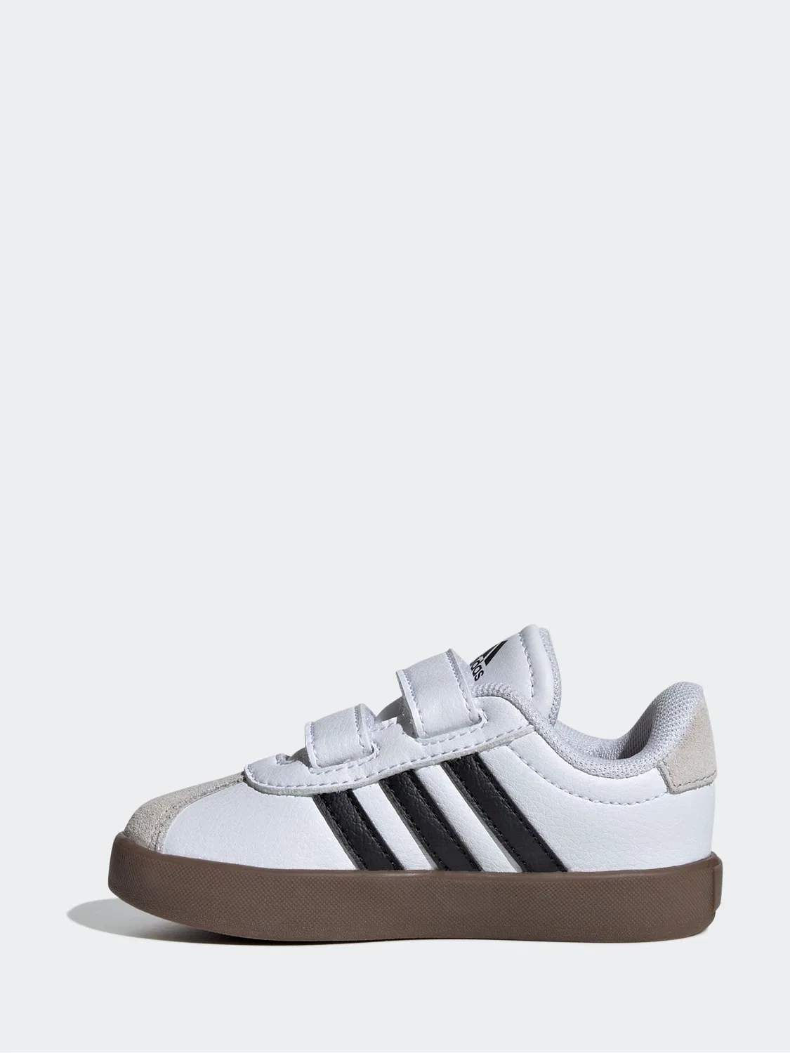 Кроссовки детские adidas VL Court 3.0, белые/черные — фото 2