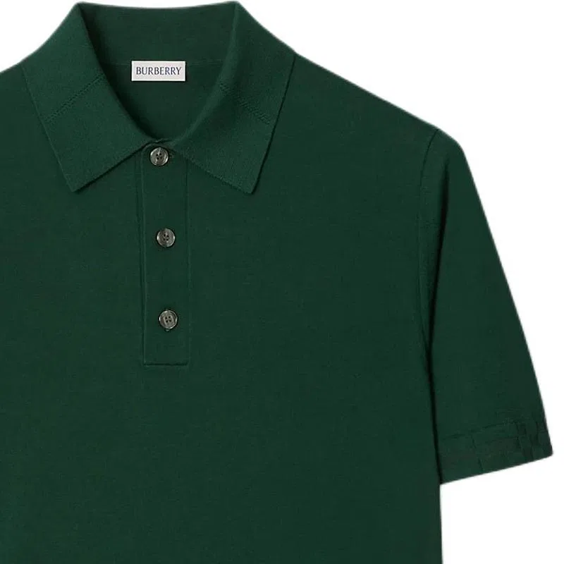 Мужское поло Burberry, Dark Green — фото 3