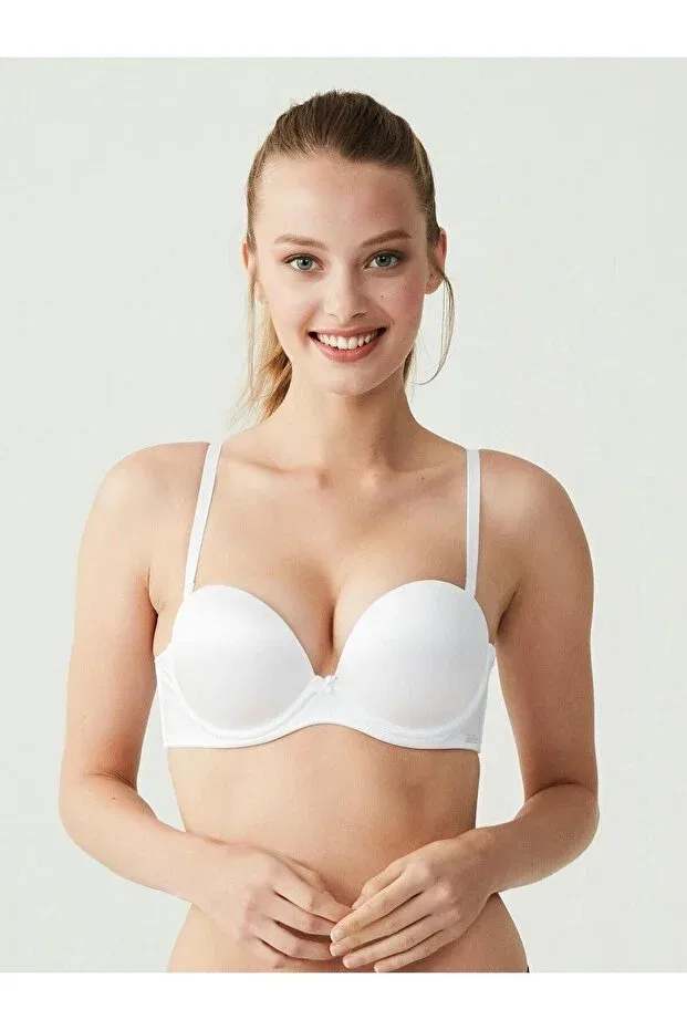 Женский бюстгальтер без бретелек U.S. Polo Assn., White