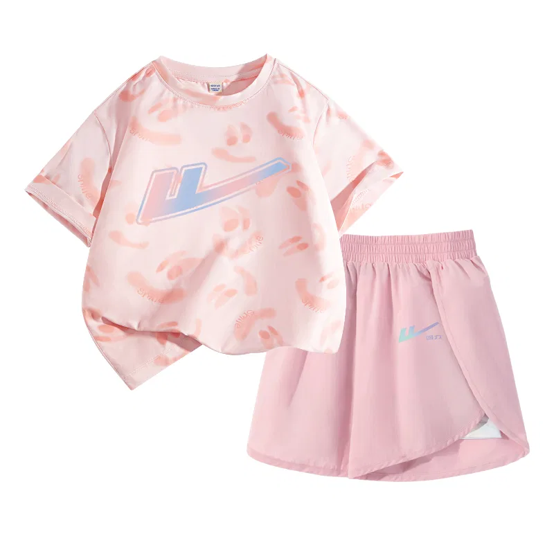 Детский спортивный комплект с принтом Pink/H Pink-Blue Gradient-Pink/H Gradient Green Purple K WARRIOR