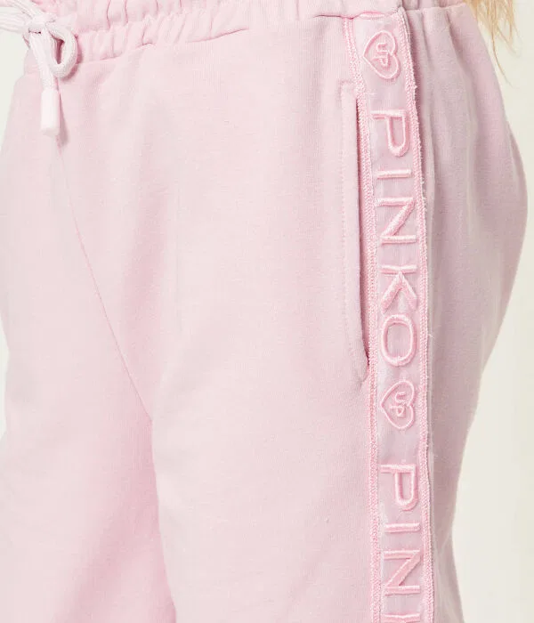 Детские спортивные штаны для девочек из хлопка Pinko Up, Rosa — фото 4