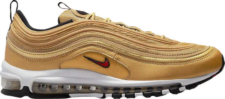 Кроссовки Nike Air Max 97 OG 'Metallic Gold' 2023, золотой — фото 2