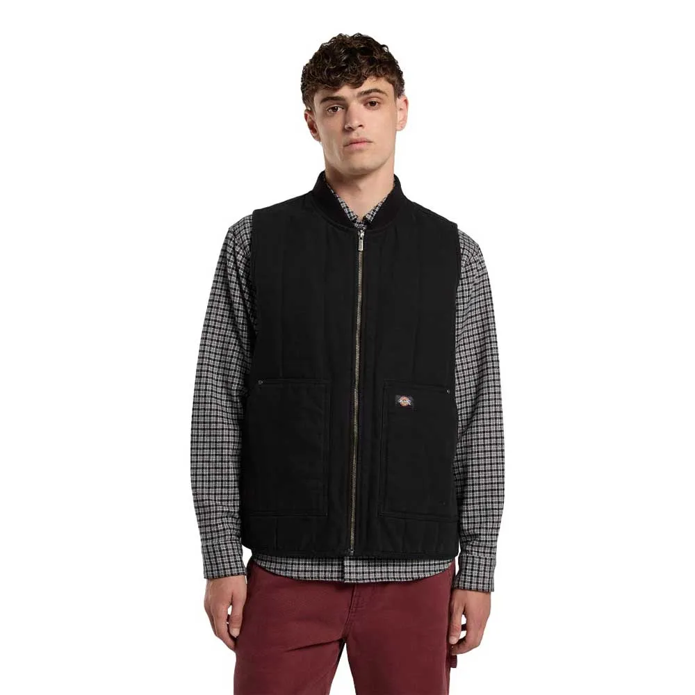 

Жилет Dickies Quilted Canvas, черный