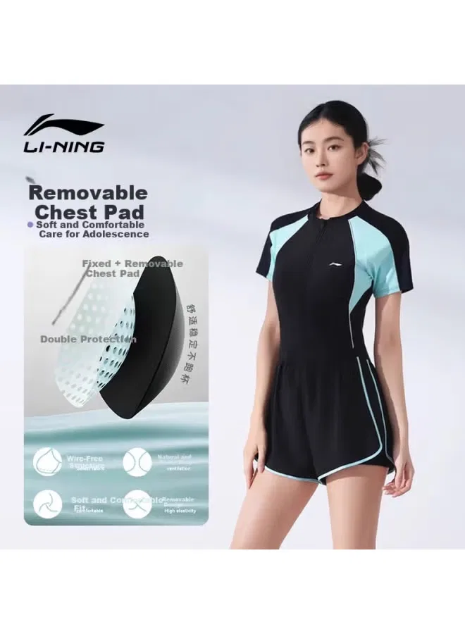 Купальник слитный с чашечками для девочек Li-Ning — фото 4