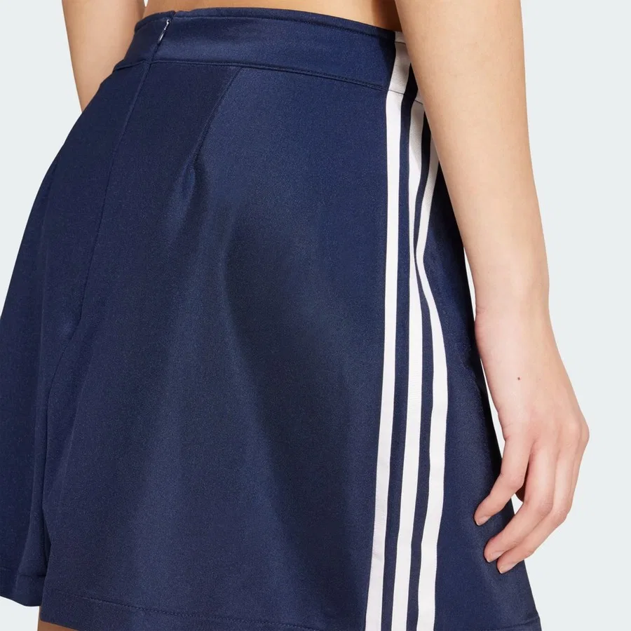 Юбка мини с 3 полосками Adicolor Originals adidas, Сине-белый — фото 4