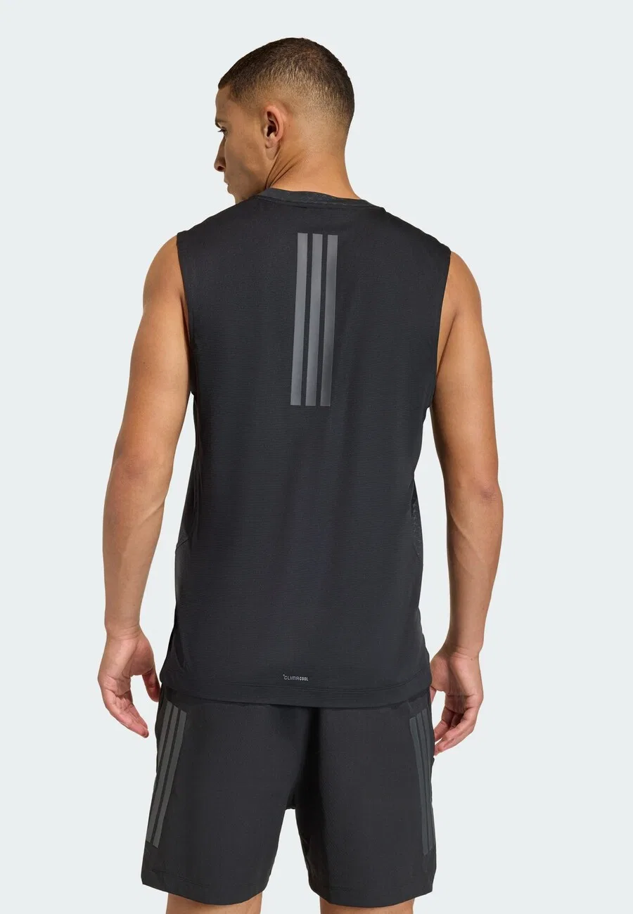 Спортивная футболка ADIDAS PERFORMANCE Performance Shirt 'D4T Power' черного цвета — фото 3