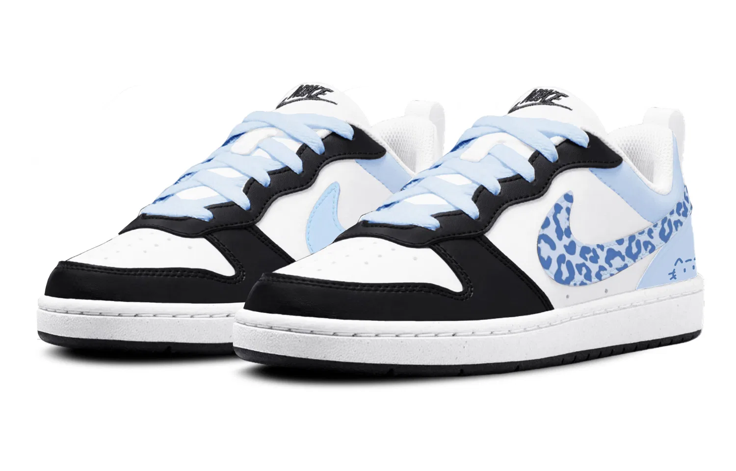 Детские скейтборд-кроссовки Nike Court Borough 2, Blue — фото 4