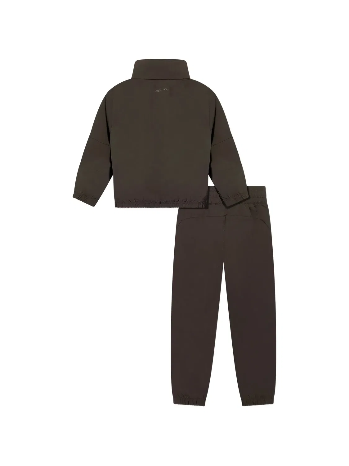 Спортивный костюм с воротником на молнии Blanca Sport Kids, коричневый — фото 2