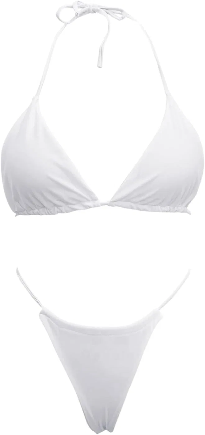 Женский бикини-комплект с пуш-ап Brazilian Swimwear, White — фото 3
