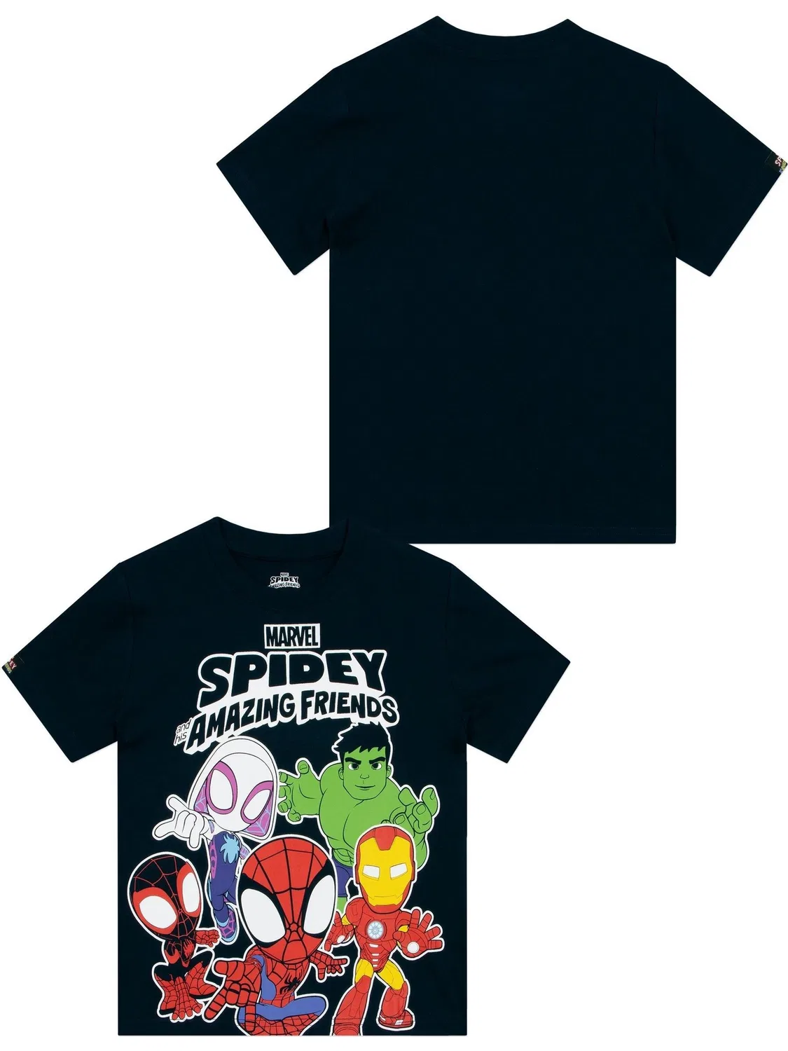 Футболка Marvel Spidey and His Amazing Friends, 2 шт. Character, красный — фото 3