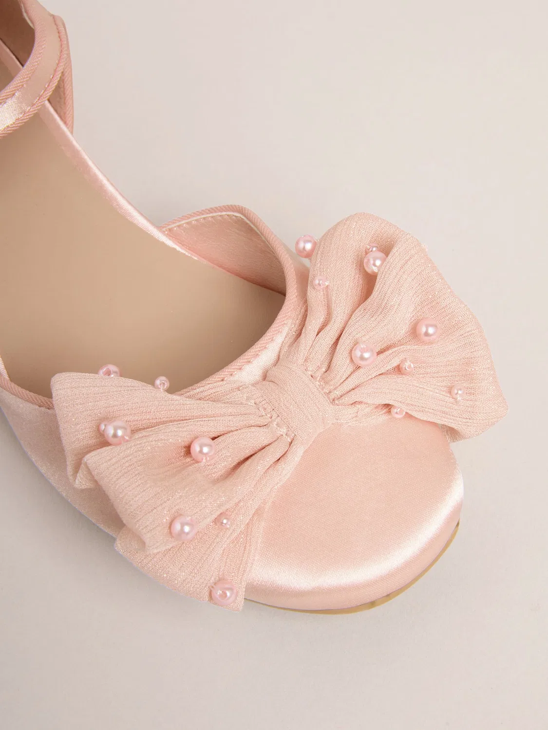 Босоножки на низком каблуке Lipsy Pink, розовые — фото 4