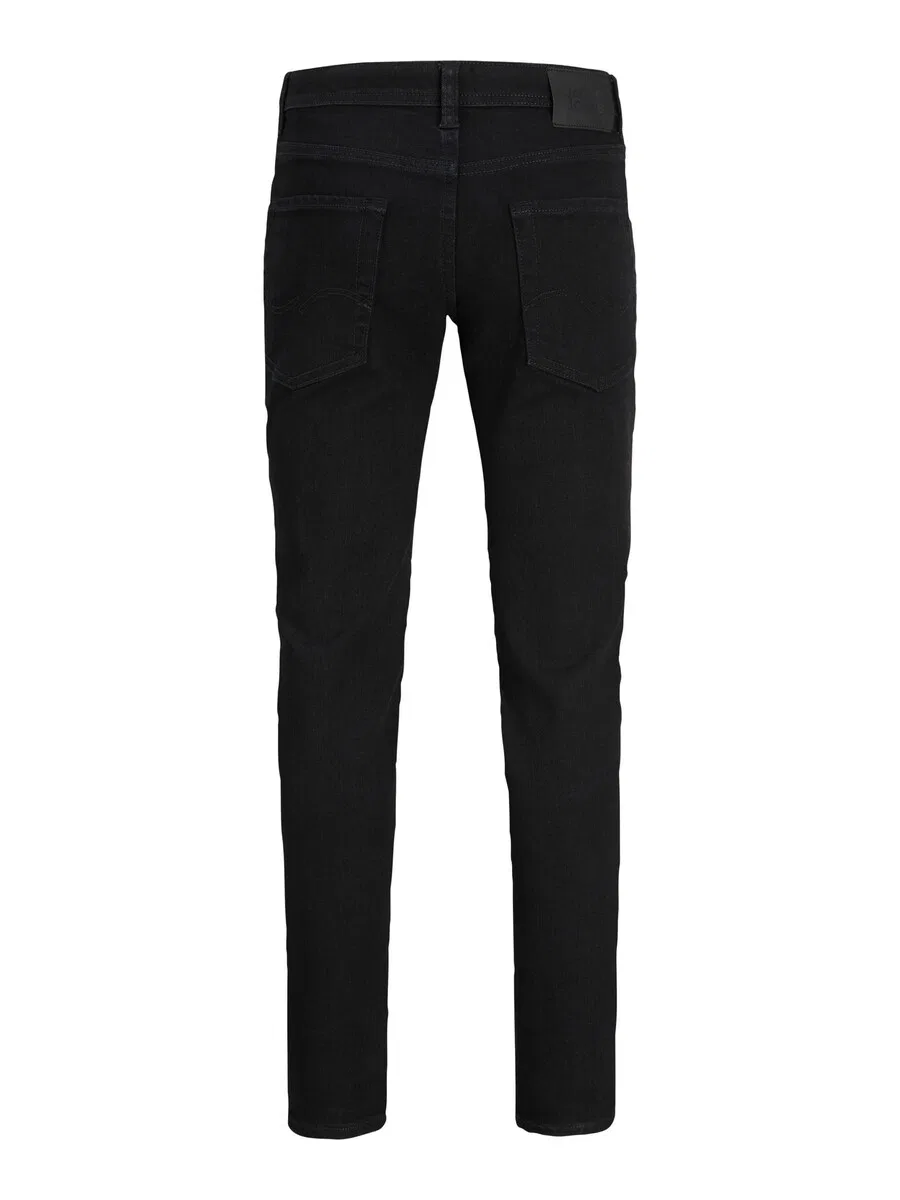 Джинсы Jack & Jones Junior Slim fit 'JJIGlenn JJOriginal' черного цвета — фото 2