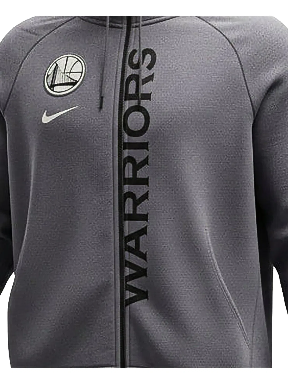 Худи на молнии серое Nike, серый — фото 2