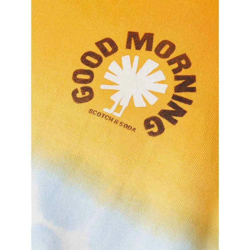Детский свитшот с принтом Relaxed Fit Scotch & soda, Yellow — фото 3