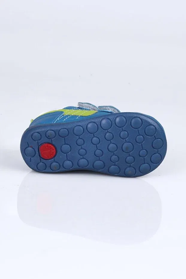 Детские ботинки для мальчиков кожаные Dante First Step Boots Lepi Kids, Saks Blue — фото 2