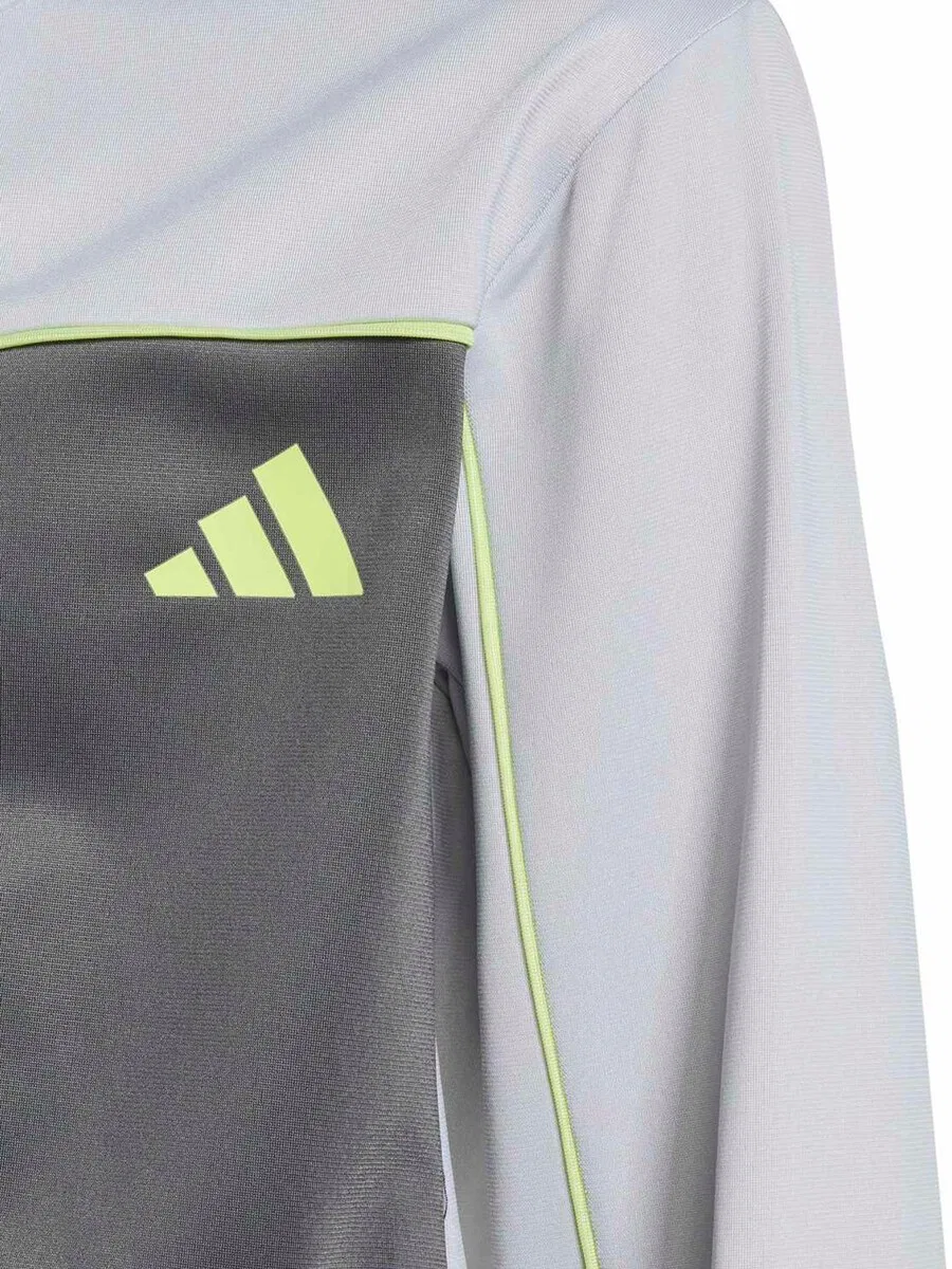 Спортивный костюм ADIDAS SPORTSWEAR 'Junior Tricot Colourpop' в цветах Stone и Light Grey — фото 4