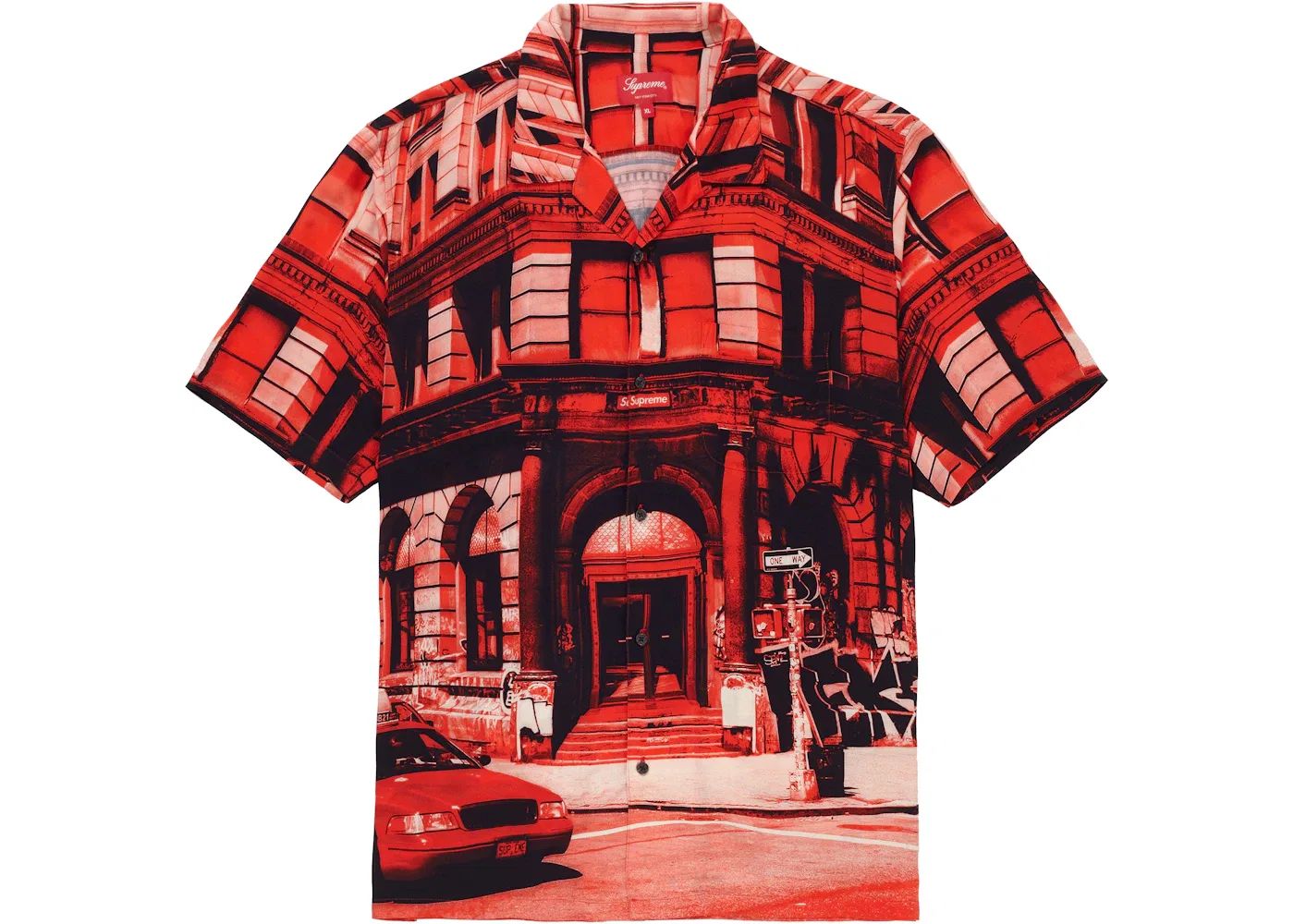 Мужская рубашка с коротким рукавом Supreme Shirt, Red