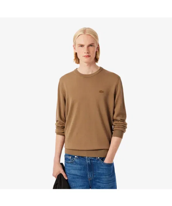 Свитер из мериносовой шерсти, классический, ah1969-55n dpc, Lacoste
