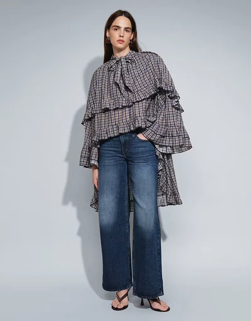 Джинсы Levi's средней ширины, средней степени потертости — фото 2