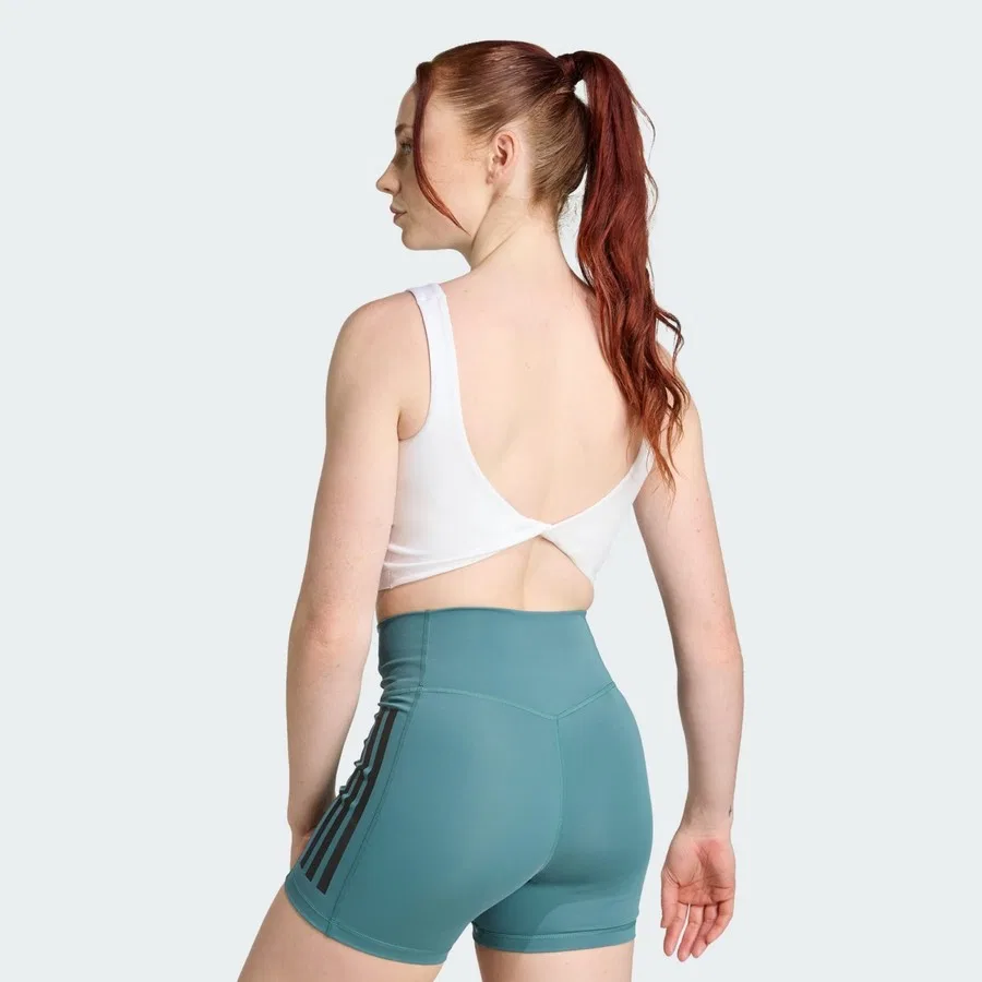 Спортивный бюстгальтер-топ Performance JZ6028 Power Light Support Bra Tank adidas, Черный — фото 2