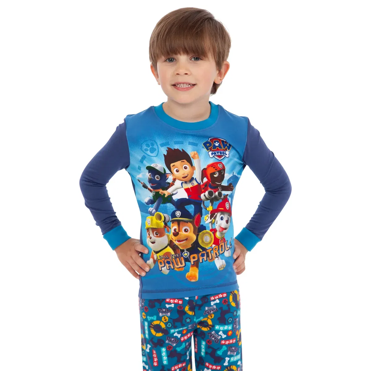 Пижама с принтом Ryder and team Paw Patrol, Blue — фото 4