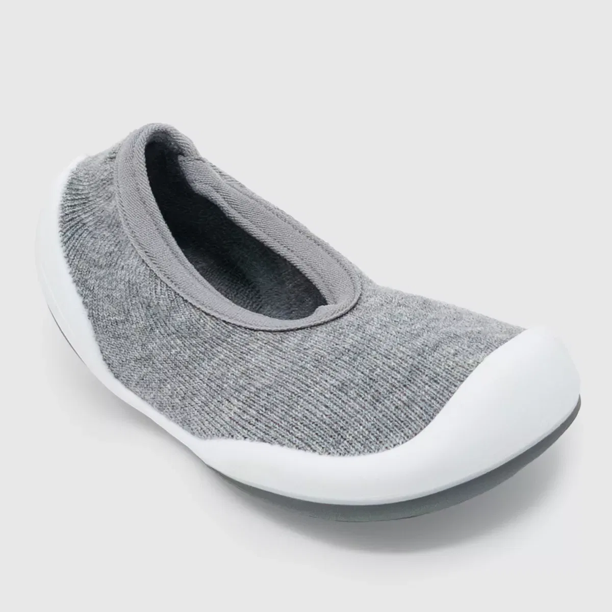 Детские туфли для мальчиков без застежек хлопковые Komuello, Grey