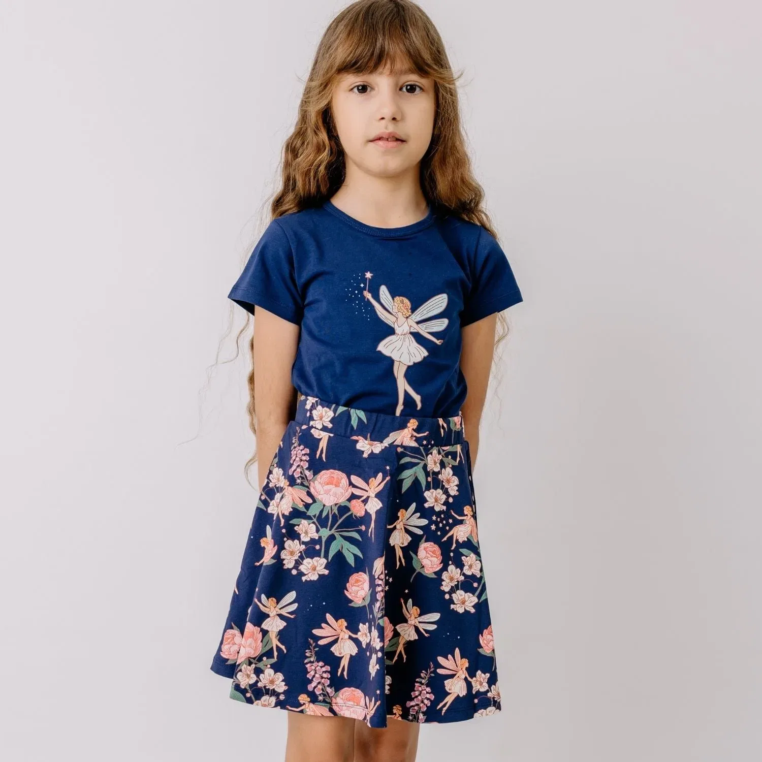 Юбка с принтом Rock Fairies and Flowers Walkiddy — фото 2