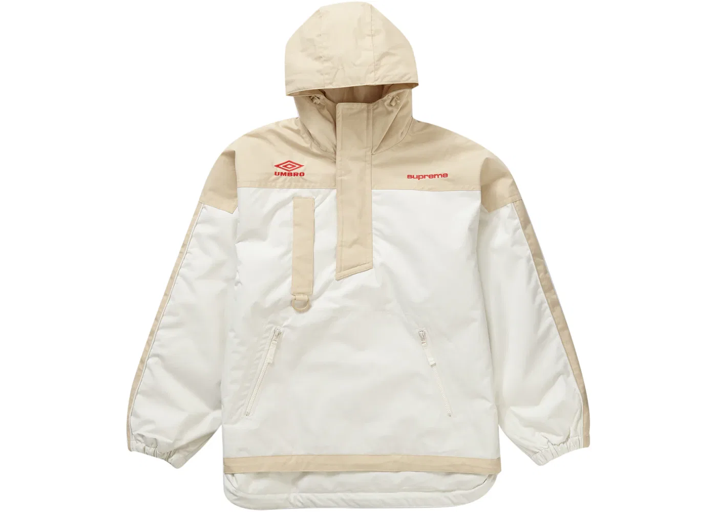 Мужская куртка-анорак с капюшоном Supreme Umbro Hooded Anorak, White