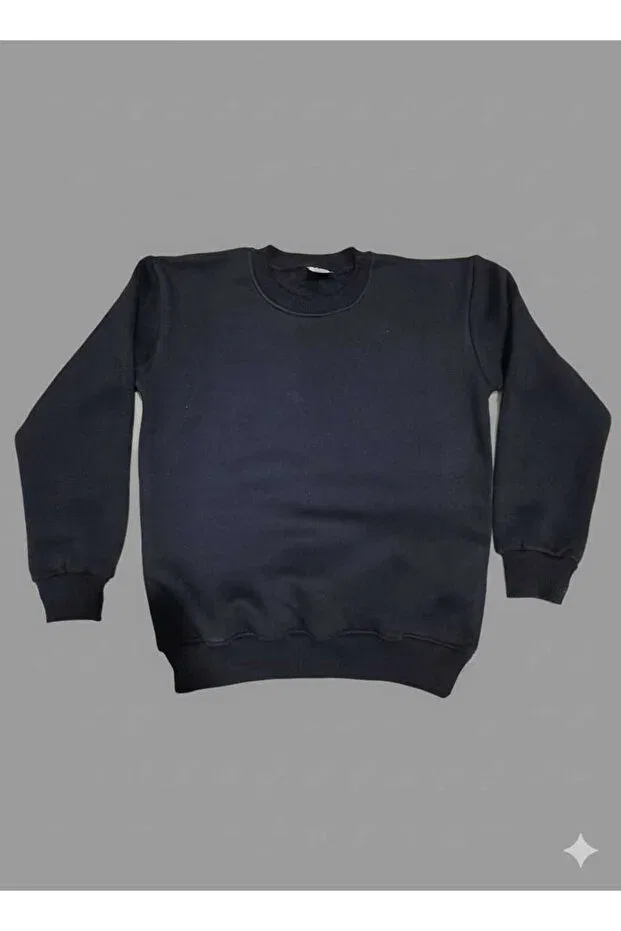 Детские свитшот для мальчиков на флисе Cosba Kids Wear, Navy Blue — фото 2
