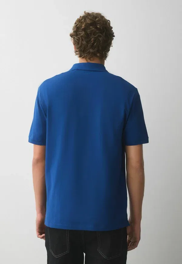 Поло с дышащей тканью Pique poloshirt Next Blue, синий — фото 3