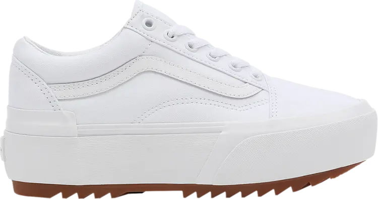 

Кеды Vans Old Skool Stacked True White Gum, белый