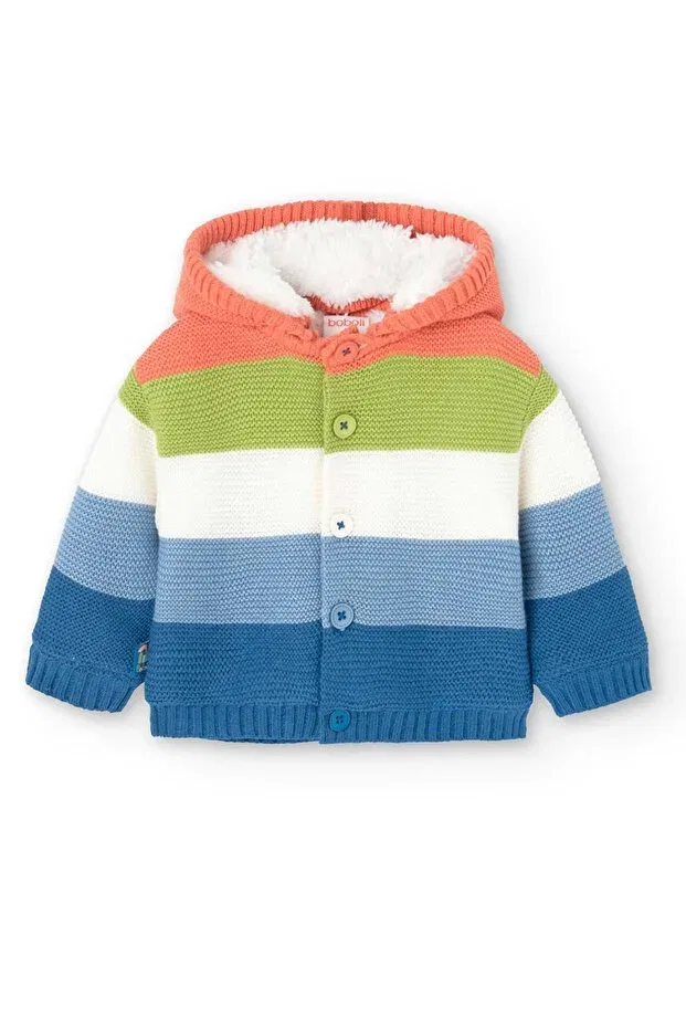 Детский кардиган для девочек с капюшоном Boboli, Multicolor