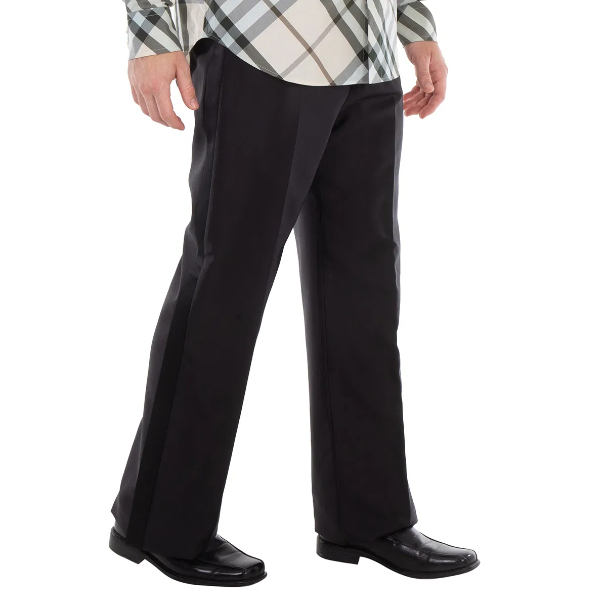 Брюки прямого кроя из шерстяной смеси Straight-Leg Wool Blend Trousers Burberry, Black — фото 2