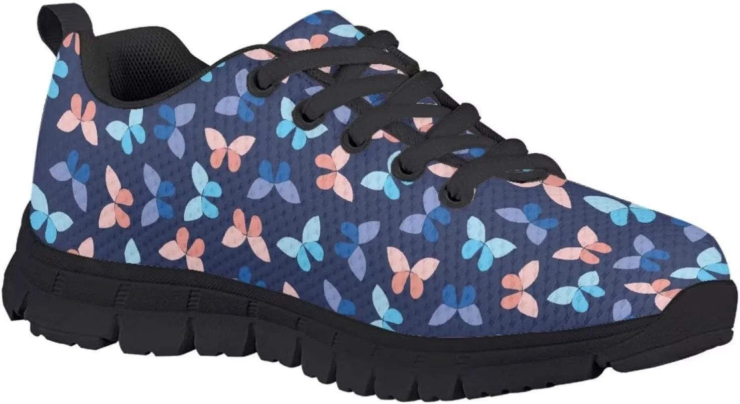 Детские дышащие ультралегкие кроссовки из сетки и резины Gomyblomy, Colourful Butterflies
