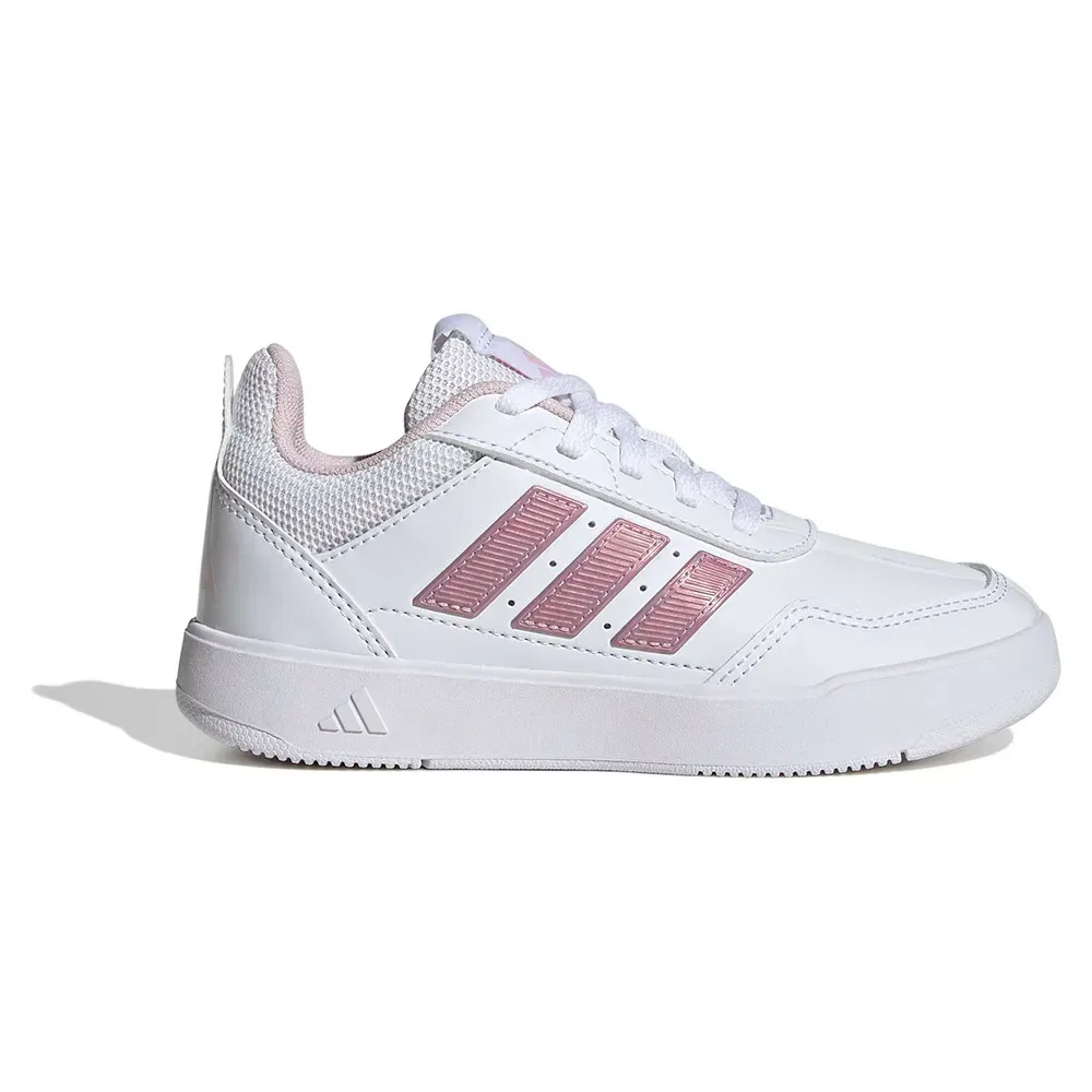 Детские кроссовки для девочек с классической шнуровкой Tensaur Sport 3.0 K Adidas, White