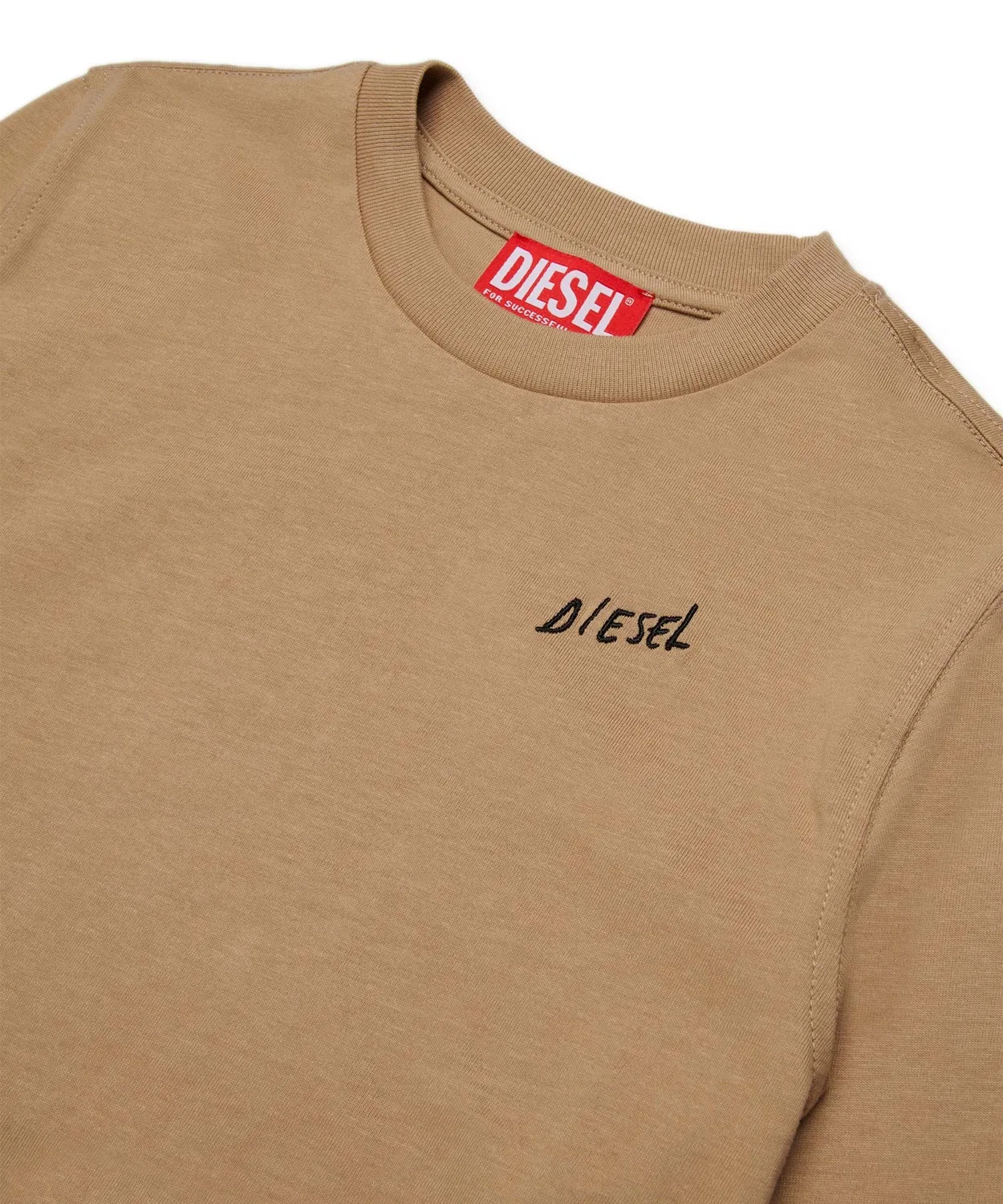 Детское лонгслив с брендовым логотипом DIESEL KIDS, Black — фото 3