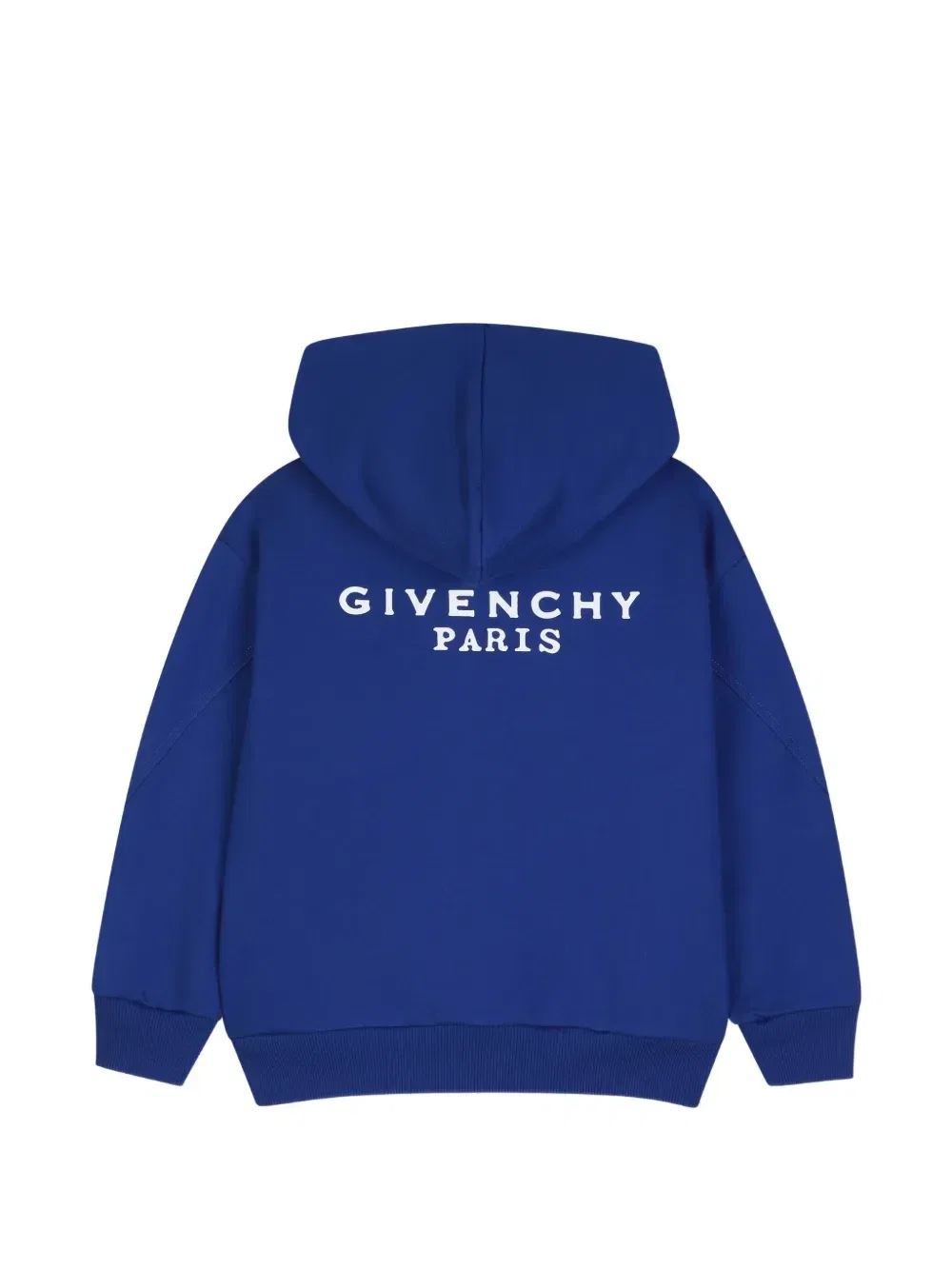 Худи на молнии с логотипом Givenchy Kids, синий — фото 2