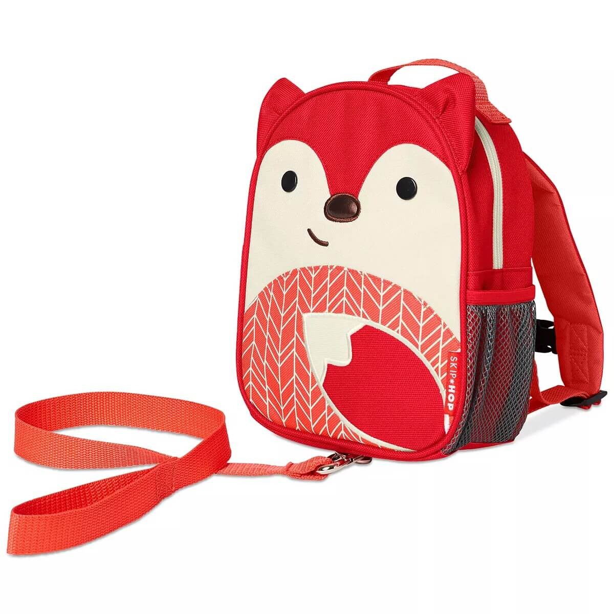 

Рюкзак Skip Hop Fox Zoo Harness Mini, красный/бежевый