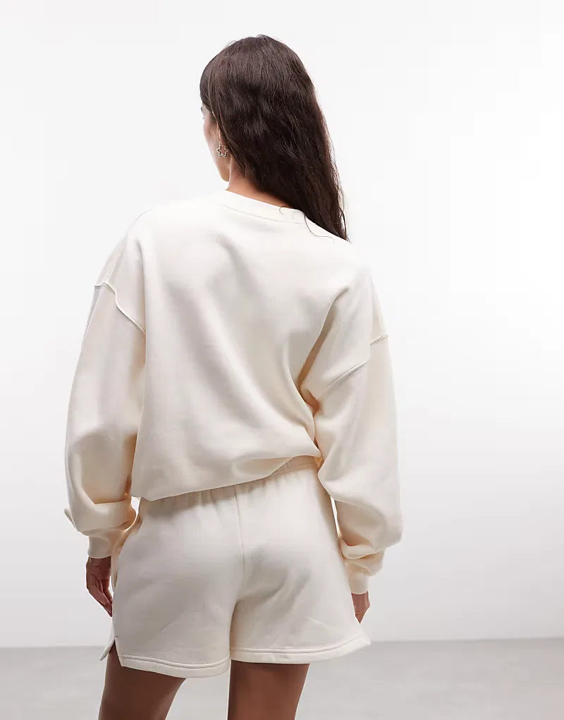 Спортивные шорты Nike Studio Fleece, кремовый — фото 3