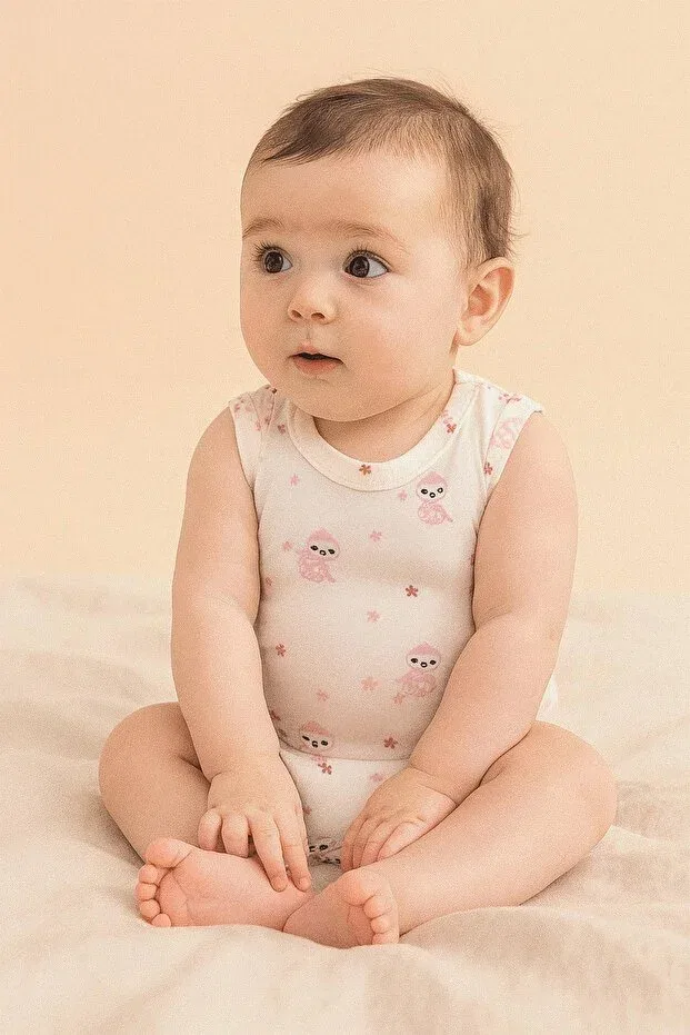 Детское боди для новорожденных без рукавов Boumini, Fuchsia
