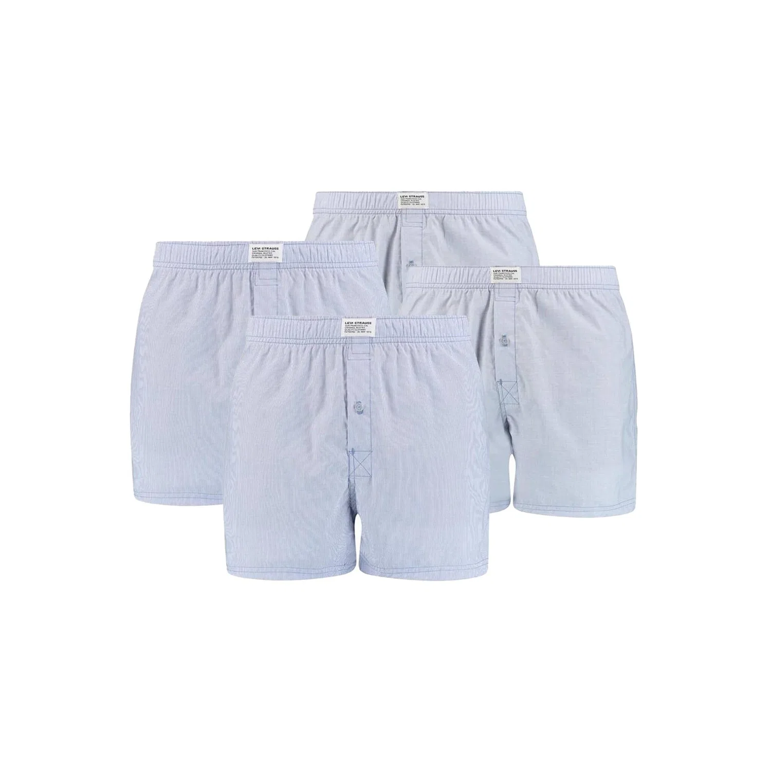 Мужские боксеры из мягкой ткани Levi's, Hellblau