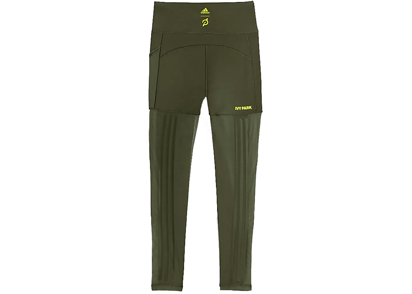 Женские леггинсы с принтом Tights Adidas, Focus Olive/Black — фото 2