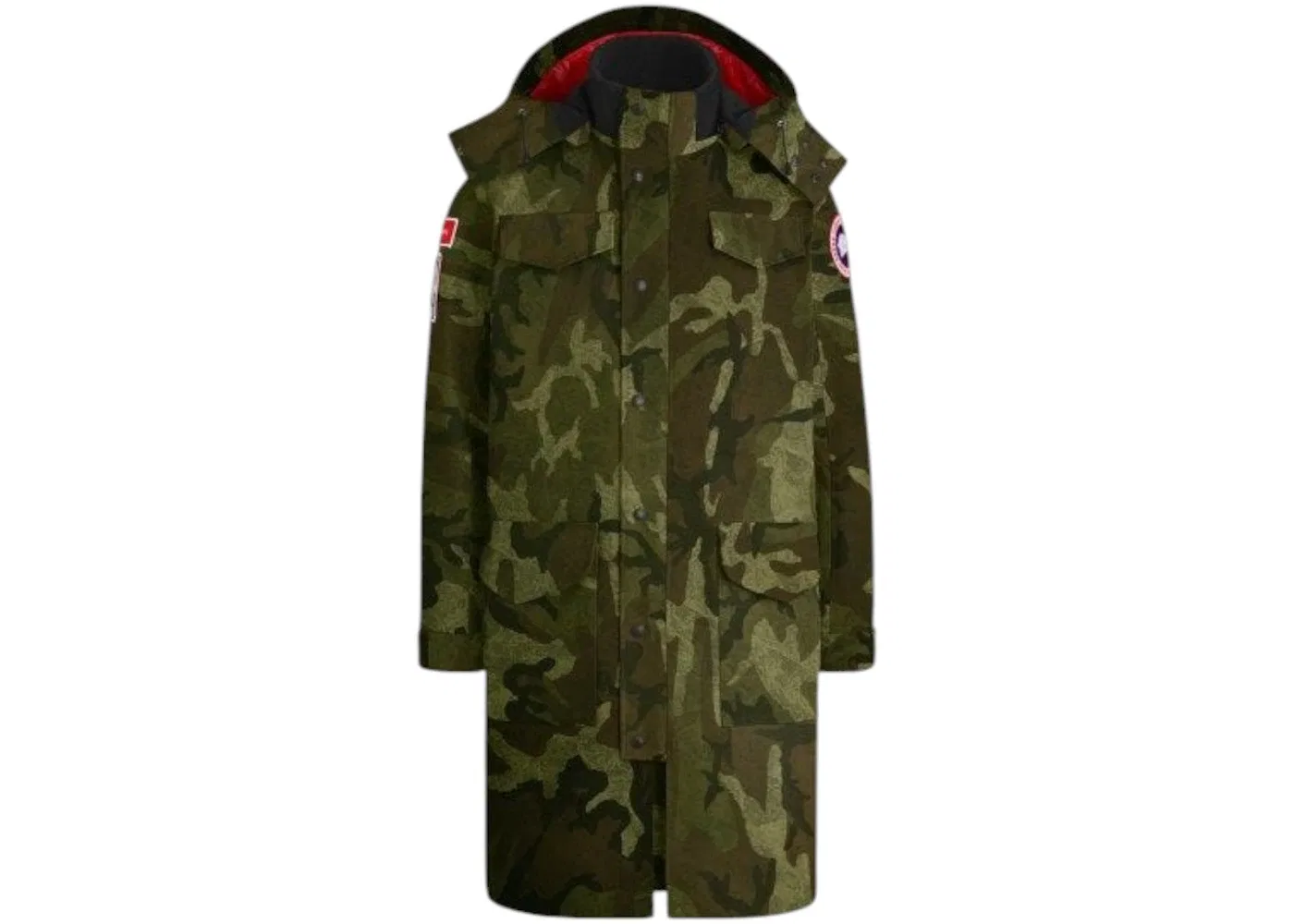 Мужская куртка с камуфляжным принтом Jacket Canada Goose, Camo
